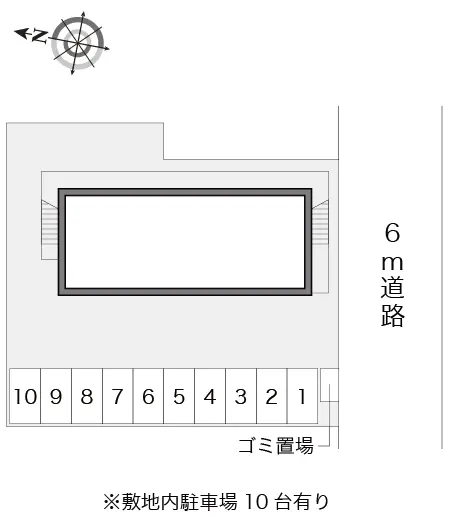 ★手数料０円★青梅市新町５丁目　月極駐車場（LP）